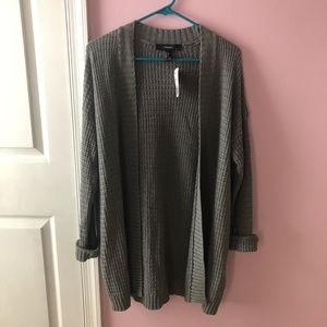 Heather Grey Cardigan